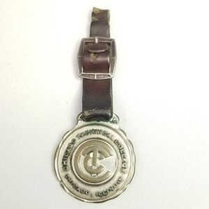 Vintage Chicago Technical College Watch Fob, To Earn More - Learn More